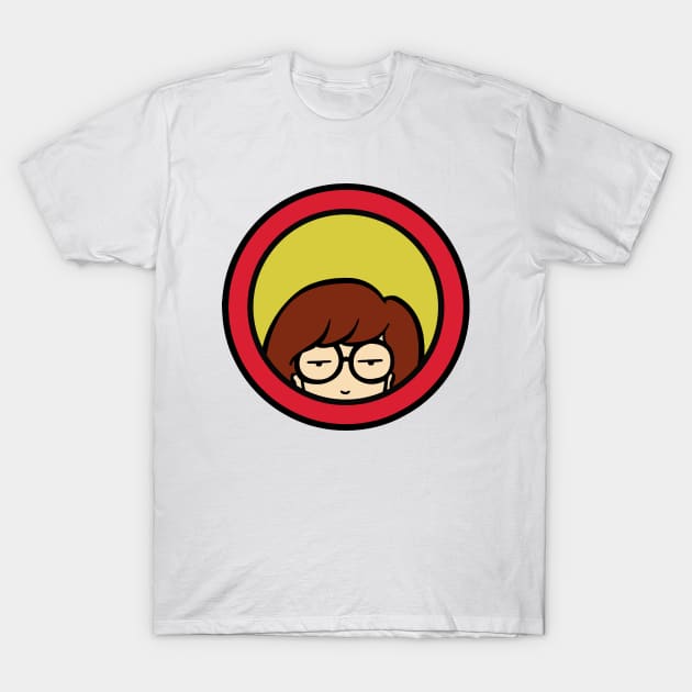 Yellow Red Graphic Cute Women T-Shirt by Steven brown